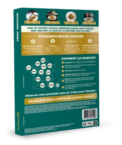 Coffret cadeau thefork - dîner prestige