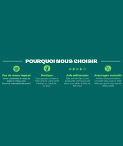Coffret cadeau thefork - dîner prestige