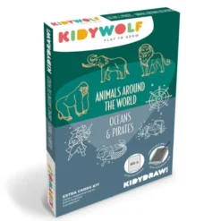 Coffret 60 cartes pour tablette à dessin Kidydraw animaux et pirates