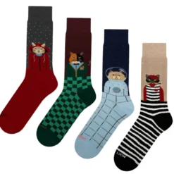 Coffret chaussettes chat L