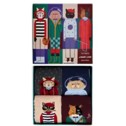 Coffret chaussettes chat L