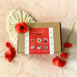 Coffret coquelicot jardinage et douceur