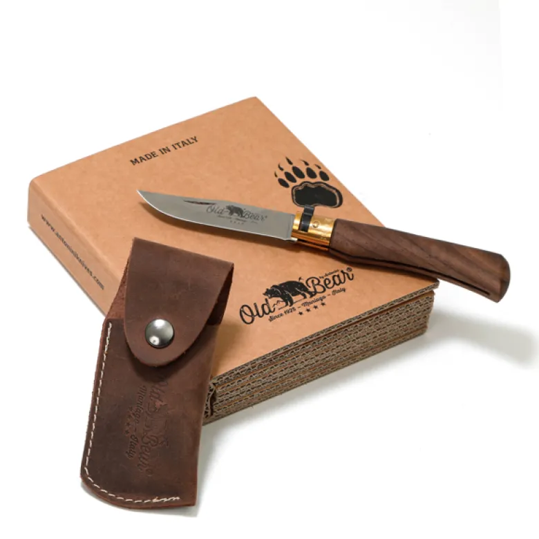 Coffret couteau en noyer Old Bear