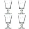 Coffret de 4 verres à eau, abeille