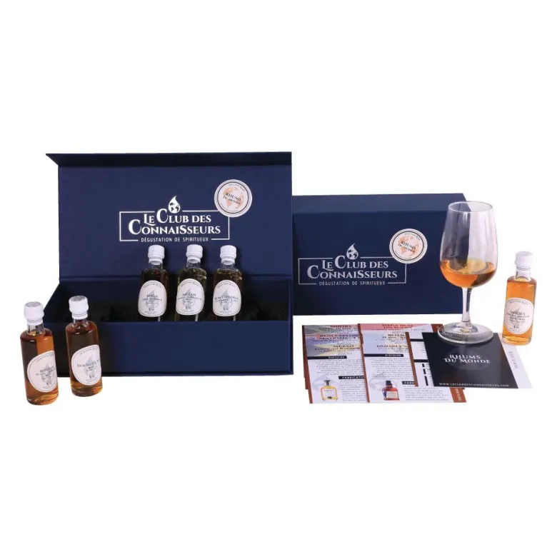 Coffret dégustation rhums du monde