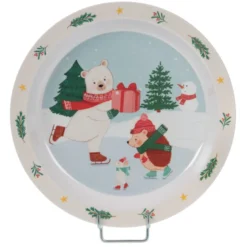 Coffret déjeuner 5 pièces hiver patinoir