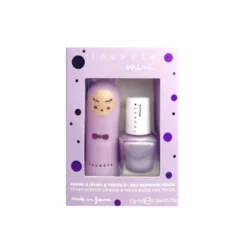 Coffret duo baume vernis – mauve
