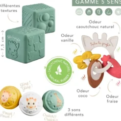 Coffret d'éveil sensoriel sophie la girafe