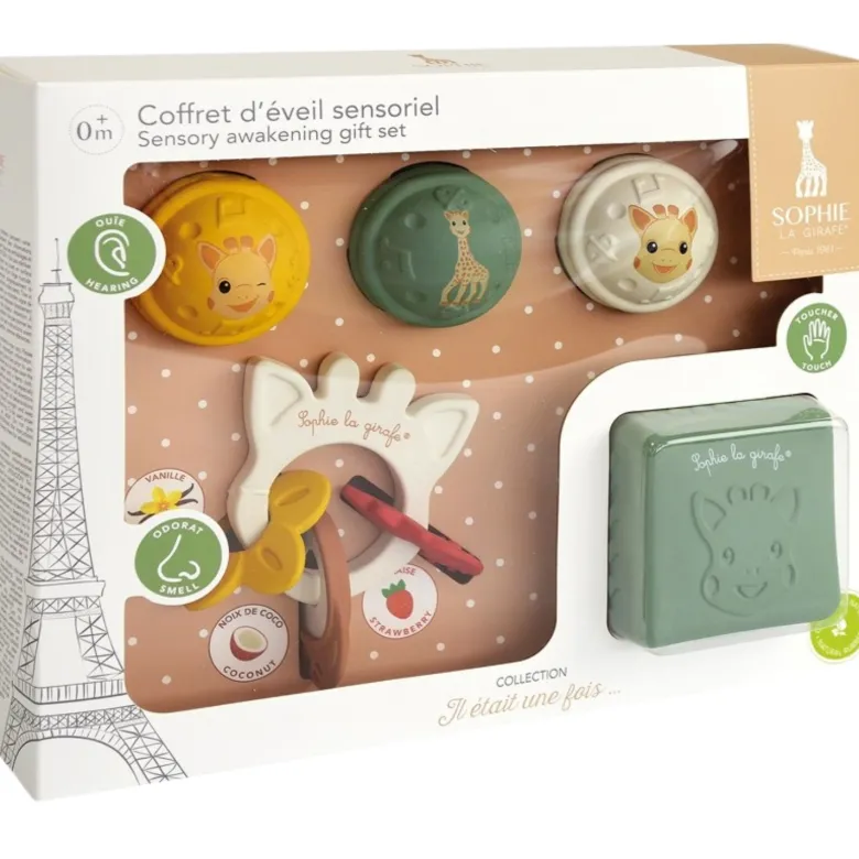 Coffret d'éveil sensoriel sophie la girafe
