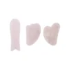 Coffret 3 Gua Sha visage en quartz rose
