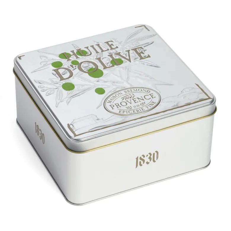 Coffret 4 huiles d'olive extra vierges aromatisées Maison Brémond Provence