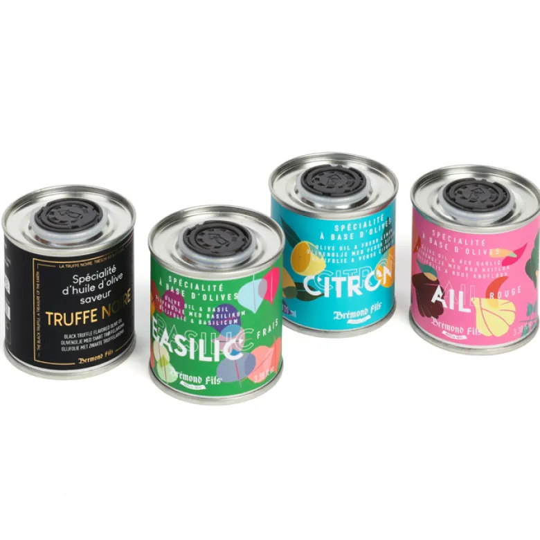 Coffret 4 huiles d'olive extra vierges aromatisées Maison Brémond Provence