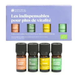 Coffret 4 huiles essentielles vitalité