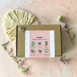 Coffret jardinage diy savon graines