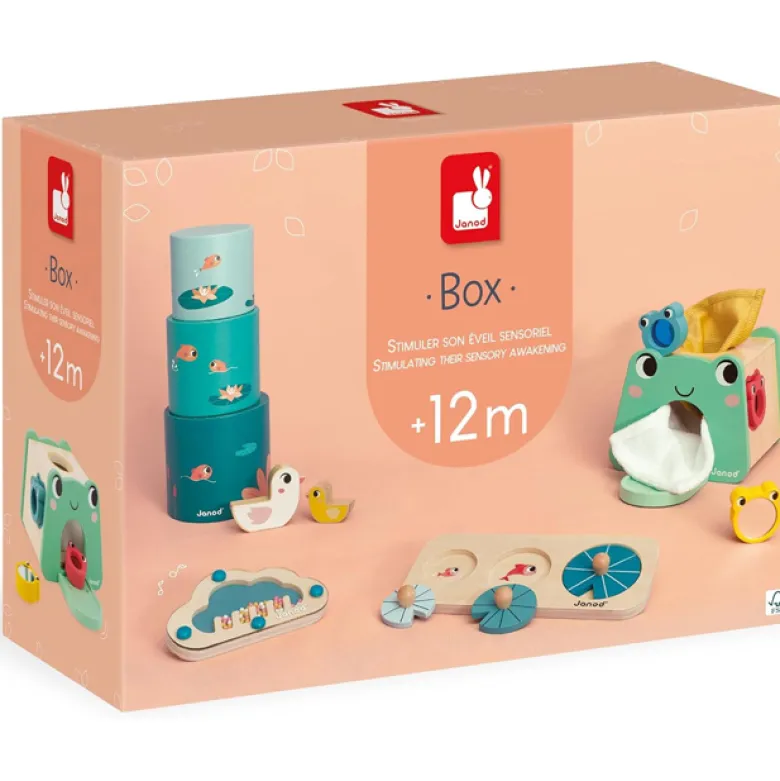 Coffret jeux d'éveil sensoriel Janod