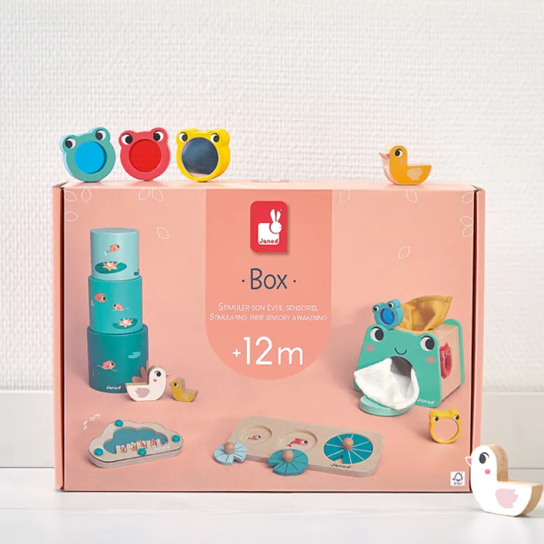 Coffret jeux d'éveil sensoriel Janod