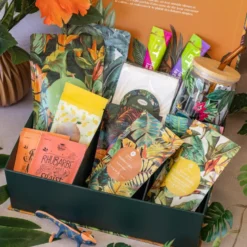 Coffret - jungle tropicale avec grand verre