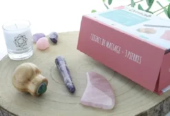 Coffret massage corps pierre naturelle