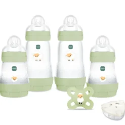 Coffret naissance nature (4 biberons+1 sucette+1 boîte doseuse)