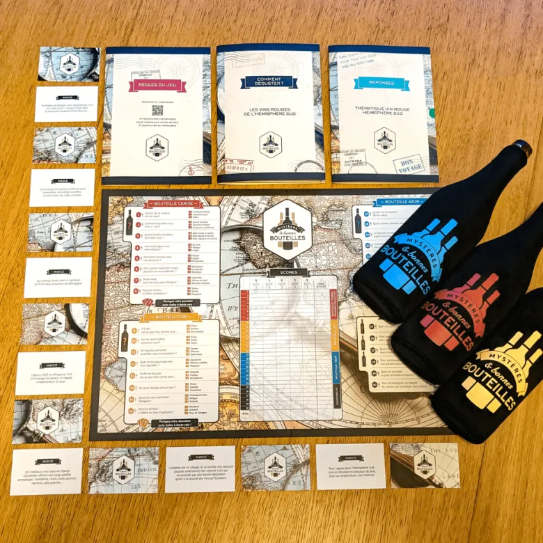 Coffret oenoludique vins du monde