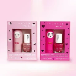 Coffret rose baume et vernis - fraise