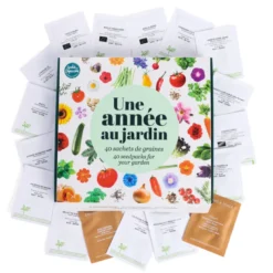 Coffret 40 sachets de graines reproductibles pour les jardiniers