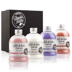 Coffret 4 sels de bain parfumés