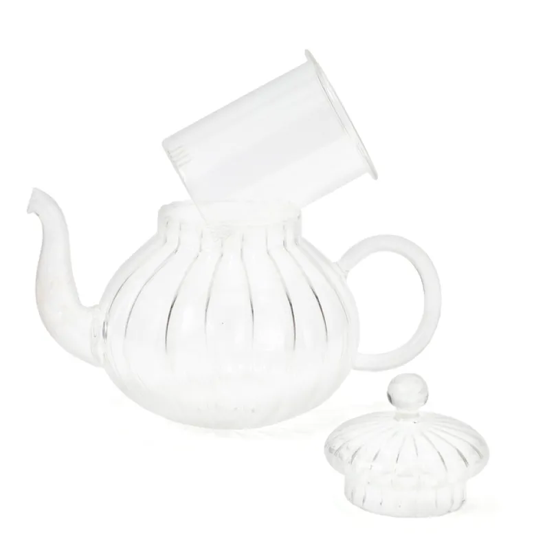 Coffret théière et sucrier citrouille