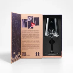 Coffret verre à vin topographic tre cime di lavaredo