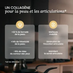 Collagène marin types 1, 2 & 3 - poudre goût vanille - 1 mois