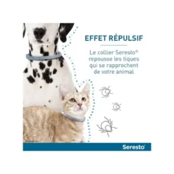 Collier antiparasitaire grand chien - seresto