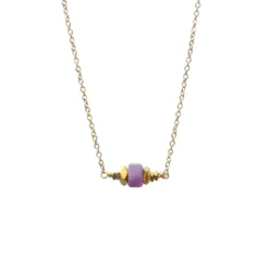 Collier court lépidolite - éos