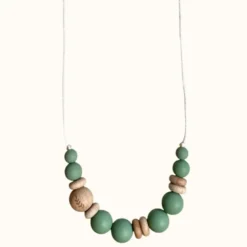 Collier d'allaitement - laurier vert