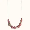 Collier d'allaitement - laurier rose