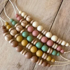 Collier d'allaitement - laurier beige