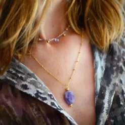 Collier gyaan amethyste