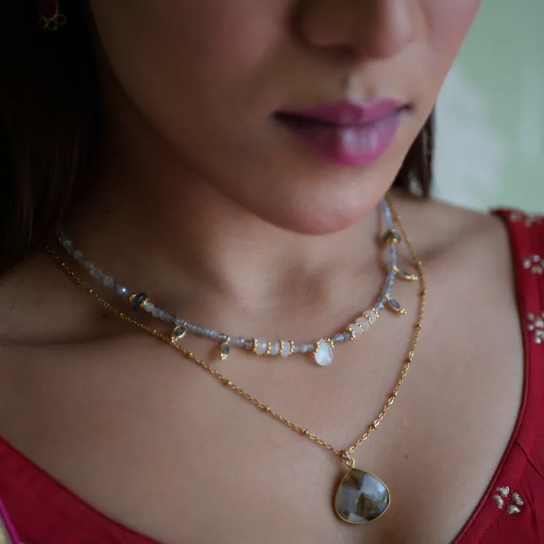 Collier labradorite banita