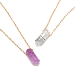 Collier pendentif en améthyste