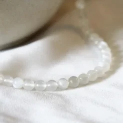 Collier pierre de lune helena or