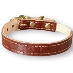 Collier pour chat acinonyx jubatus by maurice en cuir - taille 1 - marron