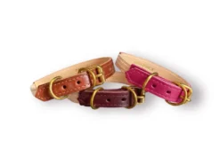 Collier pour chat acinonyx jubatus by maurice en cuir - taille 1 - marron