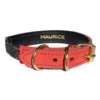 Collier pour chat panthera onca by maurice en nubuck - taille 2 - rouge