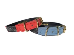 Collier pour chat panthera onca by maurice en nubuck - taille 2 - bleu
