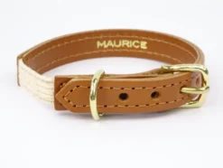 Collier pour chat panthera tigris by maurice en cuir - taille 1 - marron
