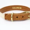 Collier pour chat panthera tigris by maurice en cuir - taille 2 - marron