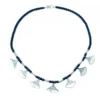 Collier shat shat touareg en argent et perles – bijou traditionnel