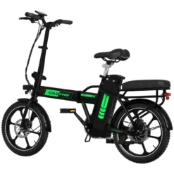 Colorway vélo électrique 16pc pliant noir