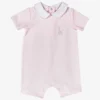 Combishort bébé rose 1