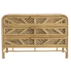 Commode en rotin 3 tiroirs l120 cm galon