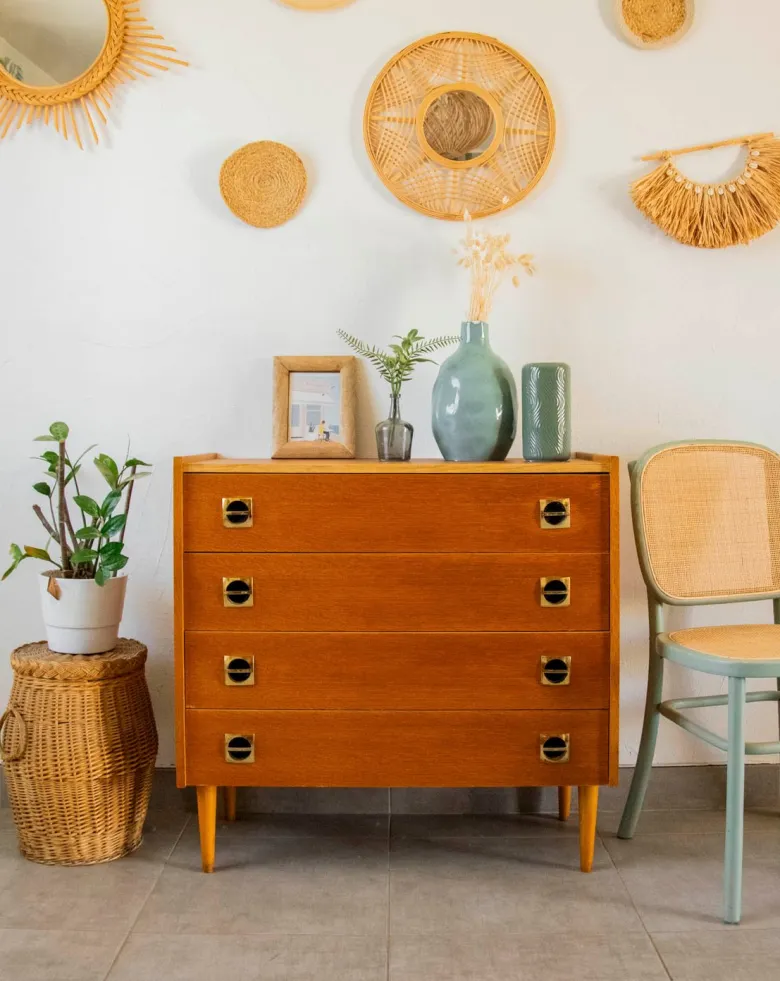 Commode sixties en bois n°587